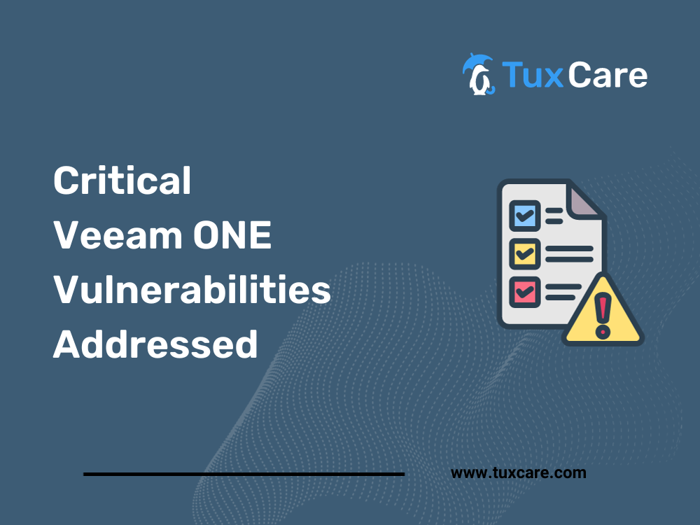 Critical Veeam ONE Vulnerabilities Addressed
